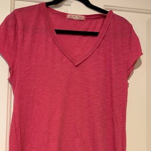 Free People Women’s light weight v neck t-shirt